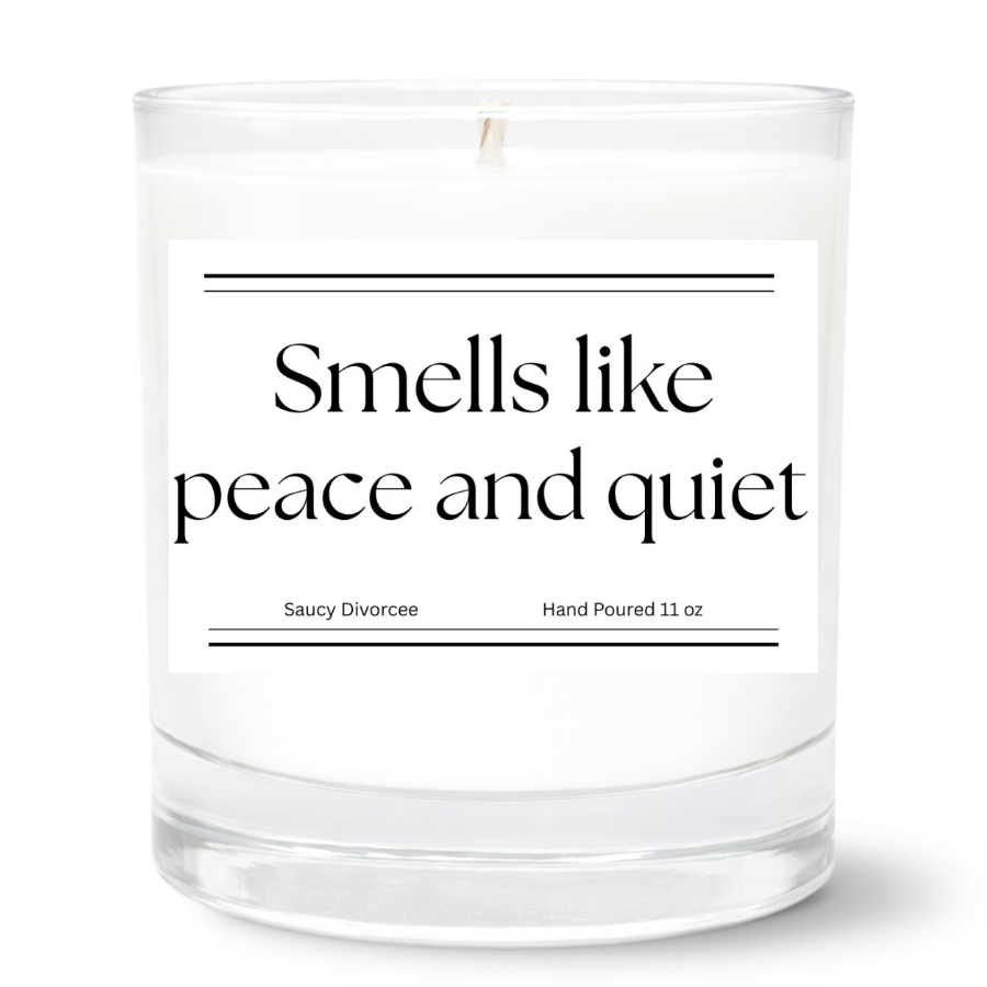 Smells Like Peace and Quiet Hand Poured Soy Candle
