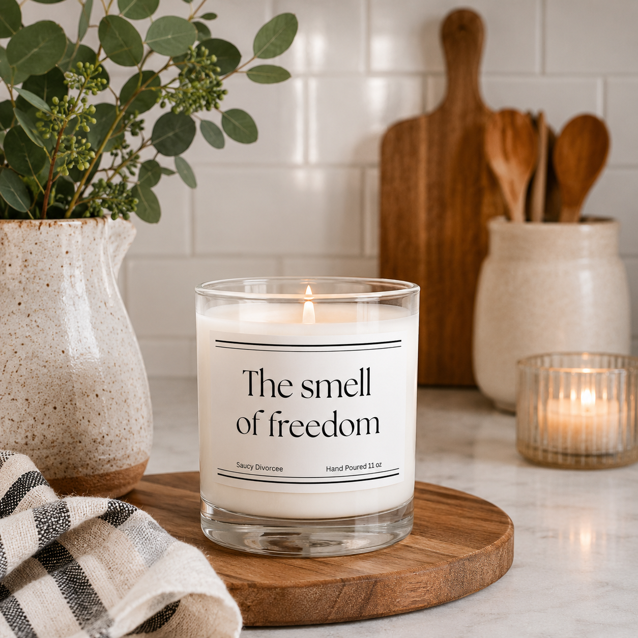 The Smell of Freedom Handpoured Soy Candle
