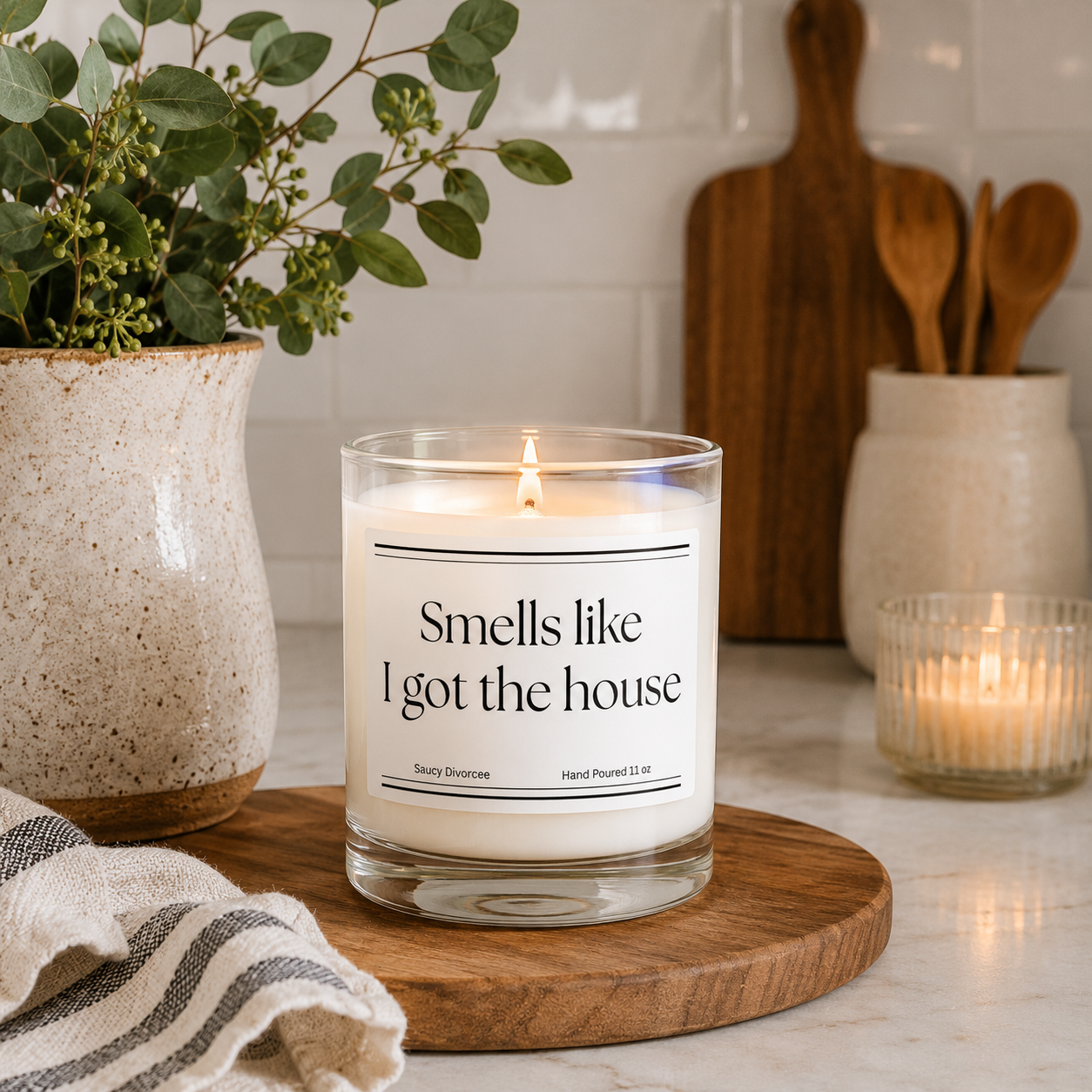 Smells Like I Got The House Hand Poured Soy Candle